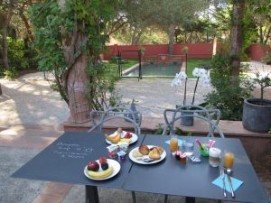 petit-déjeuner Villa Cote d' Asoet